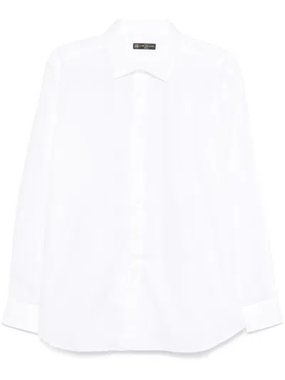 Corneliani Cotton Shirt In White