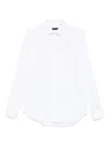 Corneliani White Cotton Classic Shirt In White