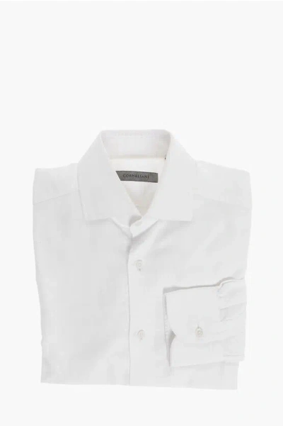Corneliani Cotton Shirt With Standard Collar Grösse 38