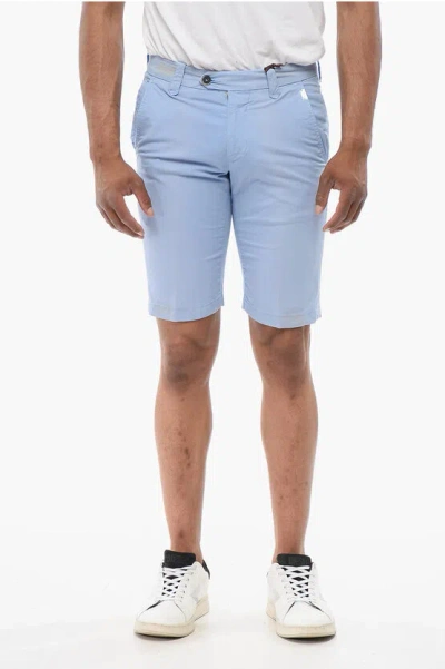 Corneliani Cotton Short Pants With Belt Loop Grösse 44