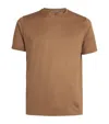 Corneliani Cotton Short-sleeve T-shirt In Beige