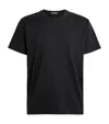 Corneliani Cotton Short-sleeve T-shirt In Black