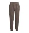Corneliani Cotton Sweatpants In Brown