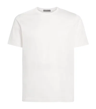 Corneliani Cotton T-shirt In White