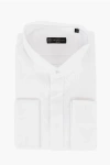 Corneliani Cotton Tuxedo Shirt With Wing-tip Collar