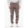Corneliani Id Stretch Cotton M Alga 426 5-pocket Pants With Belt Loops
