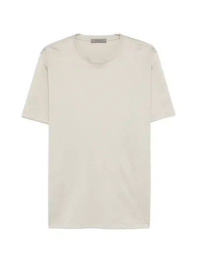 Corneliani Crew-neck T-shirt In Neutral