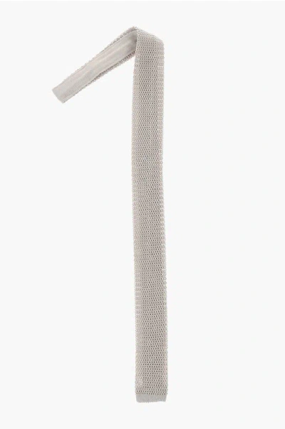 Corneliani Crochet Silk Tie