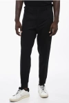 Corneliani Cuffed Academy Wool Blend Pants With Ankle Zips
