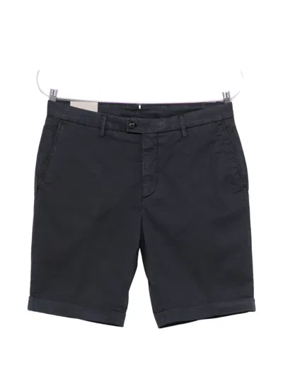 Corneliani Cuffed Shorts In Blue