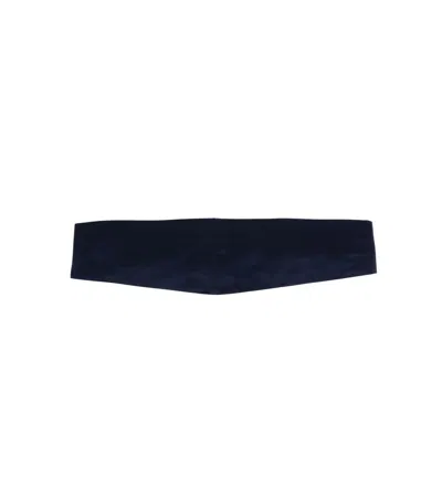 Corneliani Dark Blue Solid Cummerbund Belt