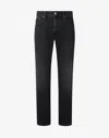 Corneliani Dark Grey Stretch Cotton And Lyocell Jeans In Animal Print