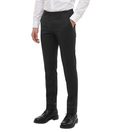 Corneliani Dark Grey Tailored Pants In Gray