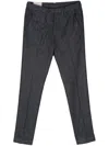 Corneliani Mid-rise Straight Jeans With Subtle Texture In Blue