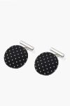 Corneliani Dotted Silk Lapel Brooch