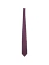 Corneliani Dotted Tie In Purple