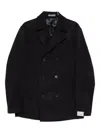 Corneliani Double-breasted Blazer In Black