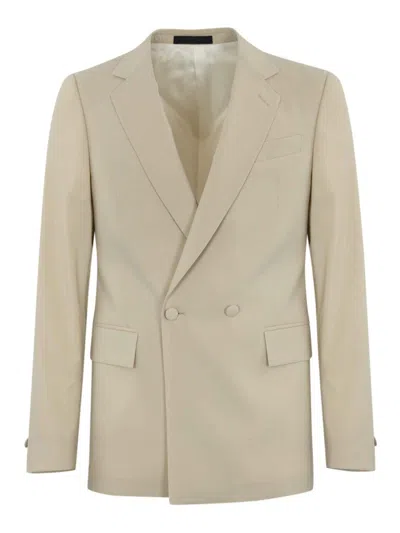 CORNELIANI DOUBLE-BREASTED WOOL JACKET