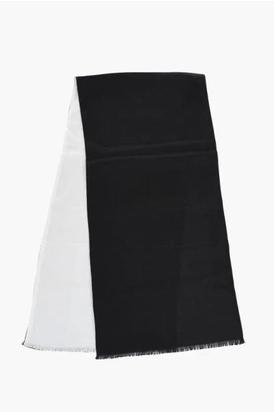 Corneliani Double Tone Silk Foulard