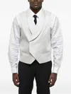 Corneliani Double-breasted Shawl-lapel Waistcoat In Multi