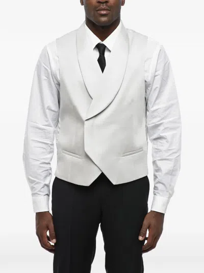 Corneliani Double-breasted Shawl-lapel Waistcoat In Multi