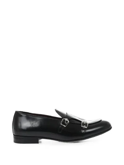 Corneliani Double-strap Monk Shoes In Black