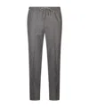 Corneliani Drawstring Casual Pants In Gray