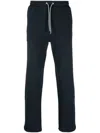 Corneliani Straight-leg Cotton Track Pants In Blau