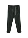 Corneliani Drawstring Elasticated-waistband Trousers In Black