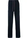 Corneliani Drawstring-fastening Waist Trousers In Blue