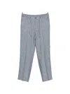 Corneliani Drawstring Straight-leg Trousers In Blue