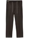 Corneliani Tapered Trousers In Brown