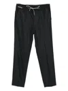 Corneliani Drawstring-waistband Trousers In Black