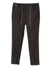 Corneliani Drawstring-waistband Trousers In Gray