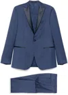 Corneliani Wool Suit In Blue In Blue