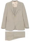 Corneliani Beige Suit Single-breasted In Grey