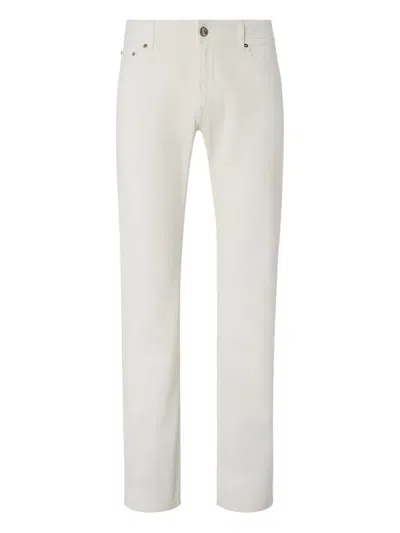 Corneliani Dyed Jeans In White