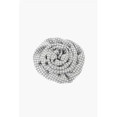 Corneliani Embroide Silk Lapel Women's Brooch