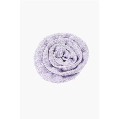 Corneliani Embroide Silk Lapel Women's Brooch