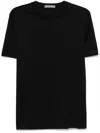 Corneliani Classic Black T-shirt With Round Neckline In Black