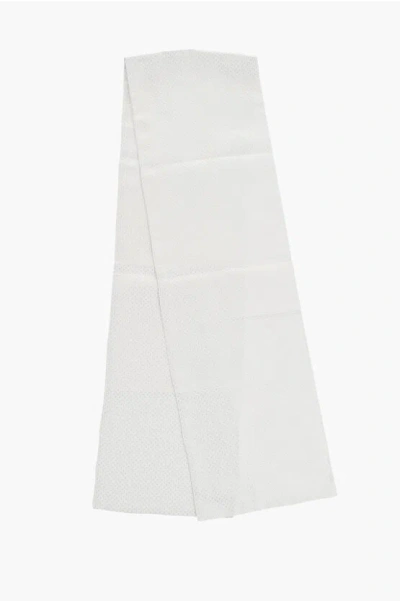 Corneliani Embroidered Silk Foulard