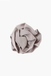 Corneliani Embroidered Silk Lapel Brooch