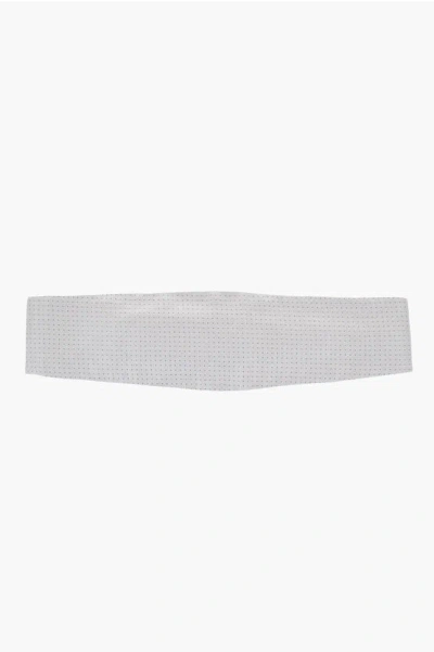 Corneliani Embroidered Silk Sash Belt