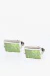 Corneliani Enameled Brass Cufflinks