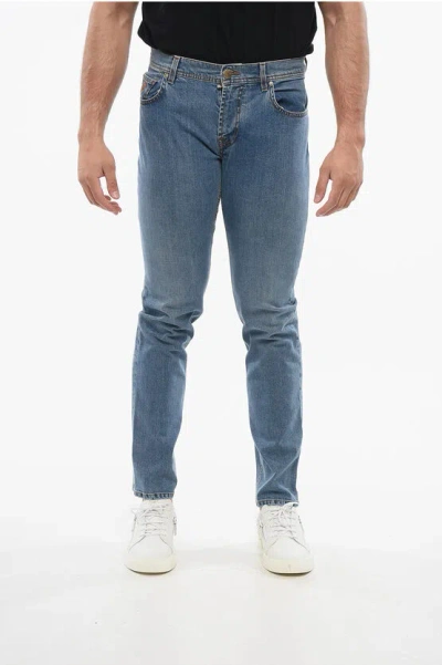 Corneliani Faded Effect Regular Fit Denims