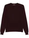Corneliani Fine-knit T-shirt In Red