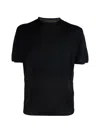 Corneliani Fine-knit T-shirt In Black