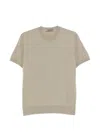 Corneliani Fine-knit T-shirt In Neutral