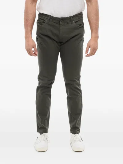 Corneliani Five-pocket Trousers In Green