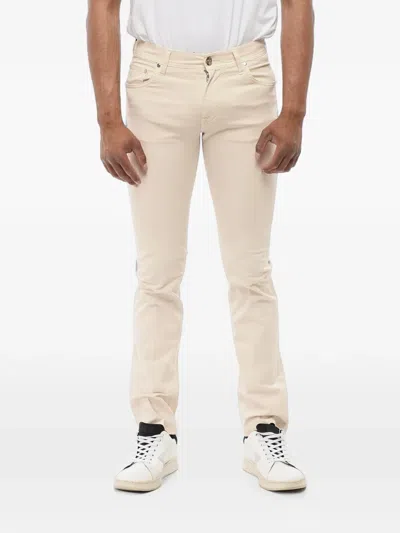Corneliani Five-pocket Trousers In Neutrals